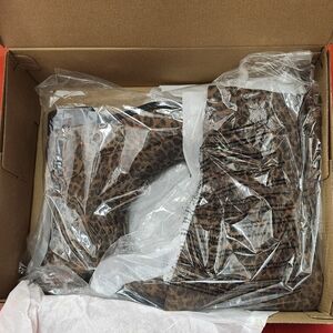 Leopard Print Ankle Boots